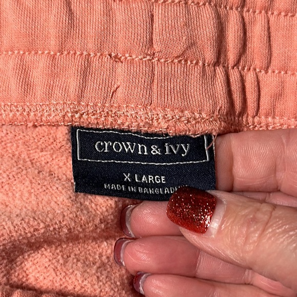 Men’s Crown & Ivy Peach Sweatpants, NWT’s, Size XL - Picture 2 of 11